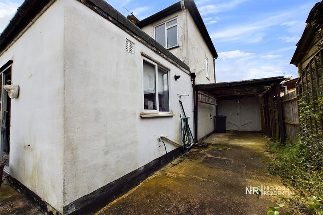 End terrace house for sale in Maltby Road, Chessington, Surrey.