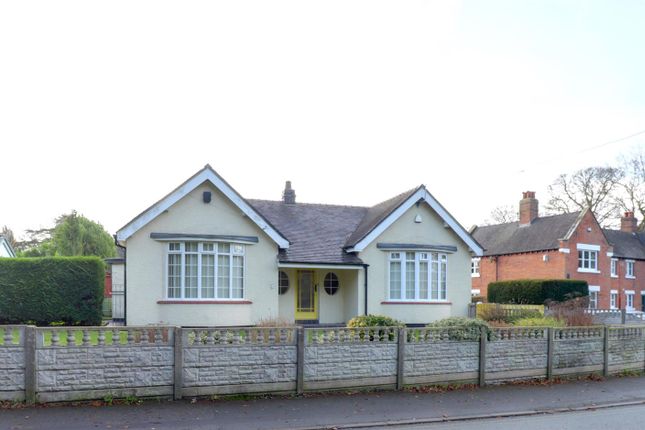 Thumbnail Detached bungalow for sale in Broughton Lane, Wistaston, Crewe