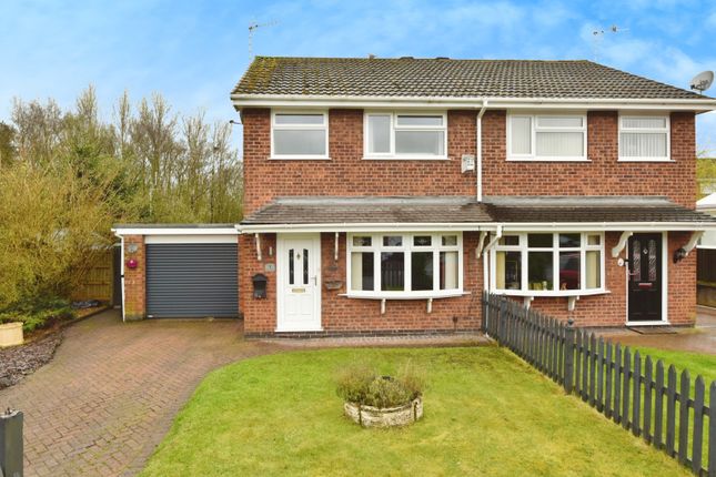 Semi-detached house for sale in Derwent Crescent, Kidsgrove, Stoke-On-Trent, Staffordshire