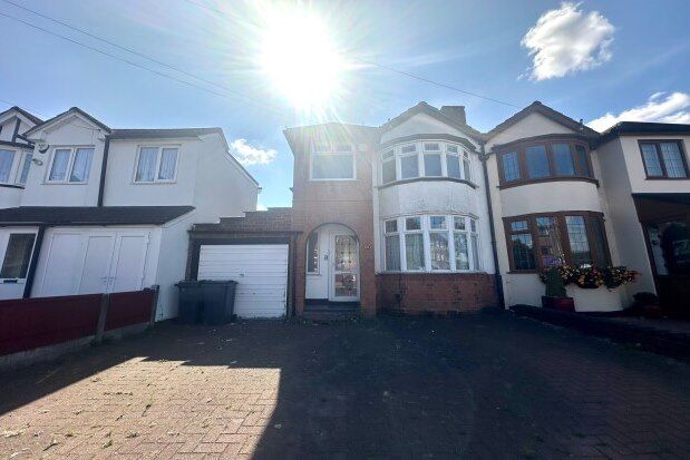 Thumbnail Semi-detached house to rent in Cranes Park Road, Birmingham