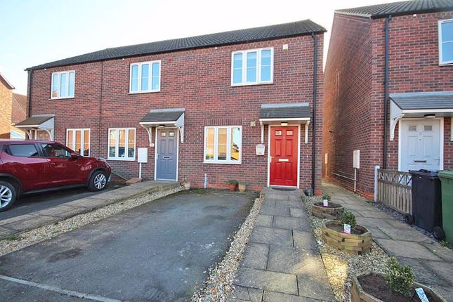 Thumbnail End terrace house for sale in Amberley Close, Scartho Top, Grimsby