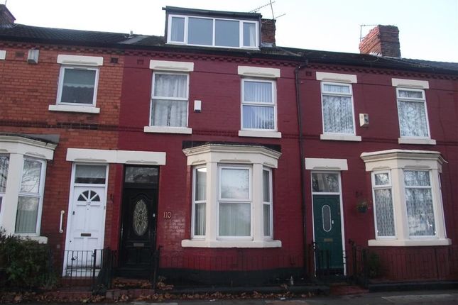 Thumbnail Terraced house to rent in Wellington Road, Wavertree, Liverpool
