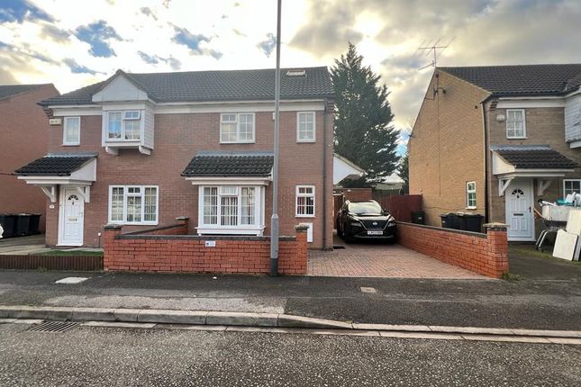 Semi-detached house for sale in Dorrington Close, Luton