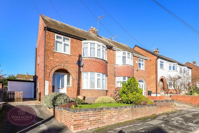 Thumbnail Semi-detached house for sale in Scargill Avenue, Newthorpe, Nottingham