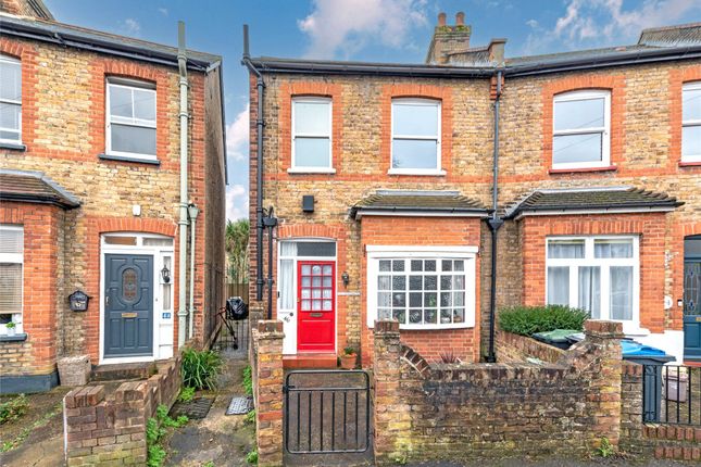 Thumbnail End terrace house for sale in Lenelby Road, Tolworth, Surbiton