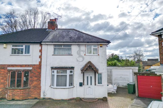 Thumbnail Semi-detached house for sale in Gwencole Crescent, Braunstone, Leicester