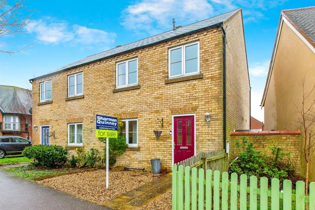 Thumbnail Semi-detached house for sale in Woodfield Lane, Lower Cambourne, Cambridge