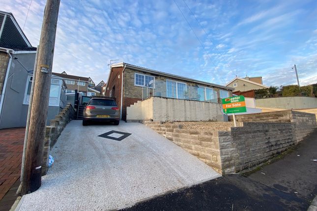 Thumbnail Semi-detached bungalow for sale in Heather Way, Porth