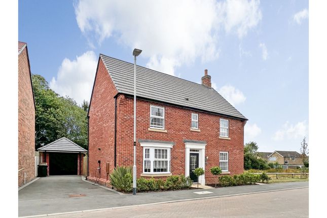 Thumbnail Detached house for sale in Garner Way, Leicester