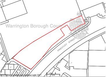 Land to let in Priestly Street, Warrington