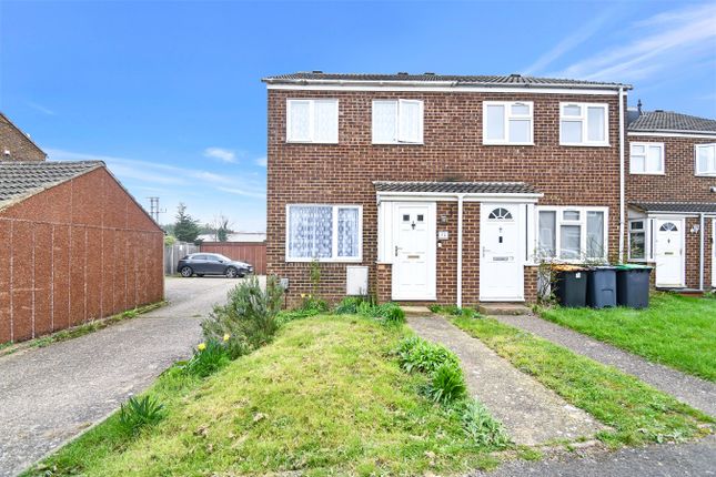 Thumbnail End terrace house for sale in Eastdale Close, Kempston, Bedford