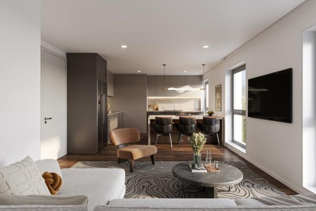 A Spacious And Stylish Modern Living Room With Abu...