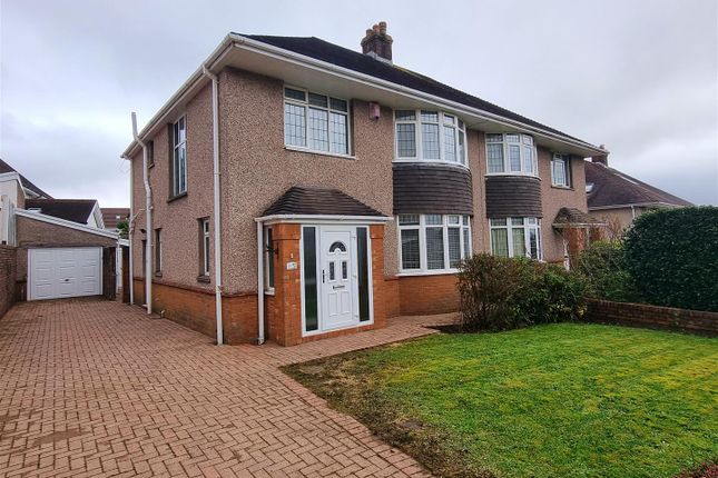 Thumbnail Semi-detached house for sale in Saunders Way, Derwen Fawr, Swansea