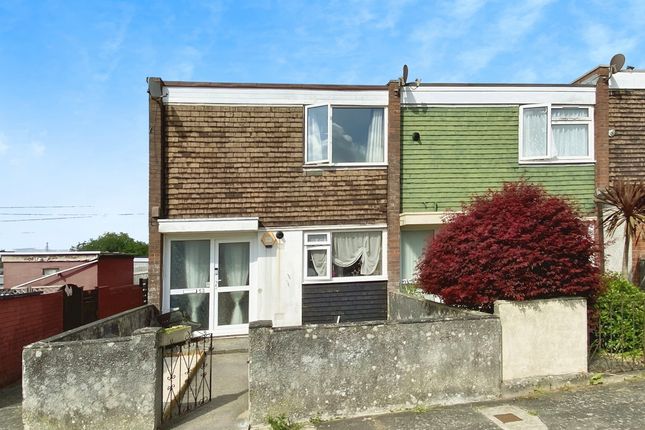 Thumbnail End terrace house for sale in Cromer Walk, Plymouth