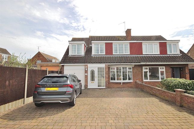 Thumbnail Semi-detached house for sale in Cheviot Close, Bedford, Bedfordshire