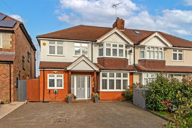 Semi-detached house for sale in Laburnum Grove, Chiswell Green, St.Albans