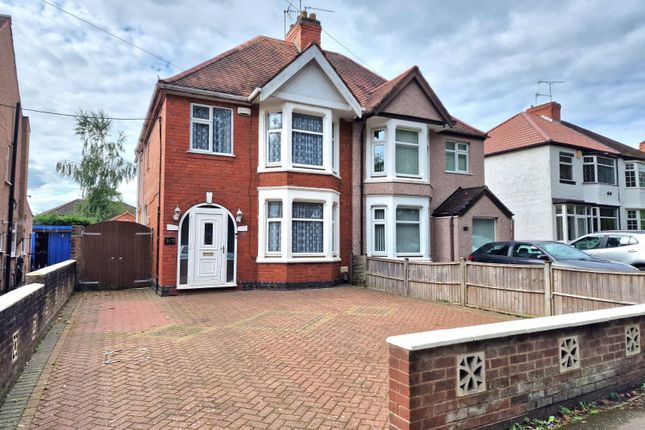 Thumbnail Semi-detached house for sale in Smorrall Lane, Bedworth, Warwickshire