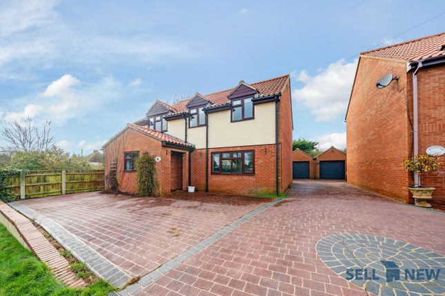 Detached house for sale in The Green, Huntingdon