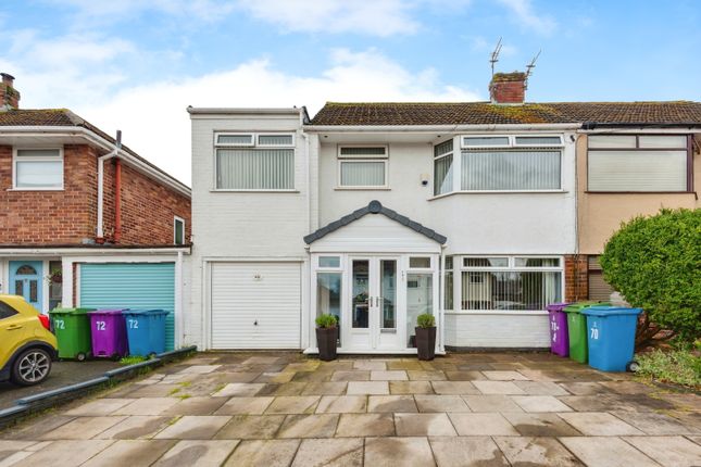 Thumbnail Semi-detached house for sale in Grangeside, Liverpool, Merseyside