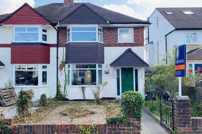 Thumbnail Semi-detached house for sale in Cranbrook Drive, Whitton, Twickenham