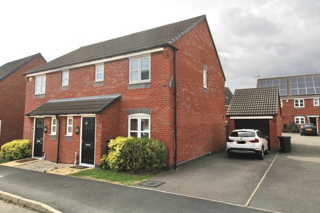 Thumbnail Semi-detached house for sale in Washington Road, Leicester