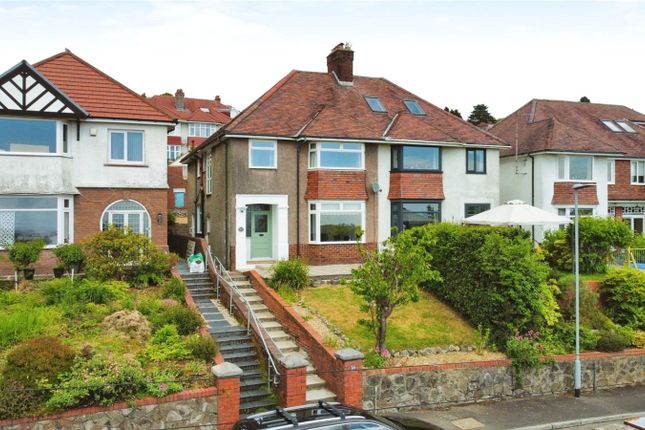 Thumbnail Semi-detached house for sale in Lon Cedwyn, Sketty, Swansea