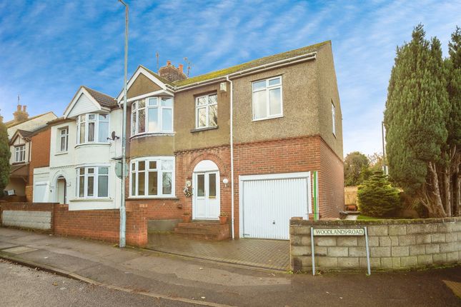 Thumbnail Semi-detached house for sale in Woodlands Road, Gillingham