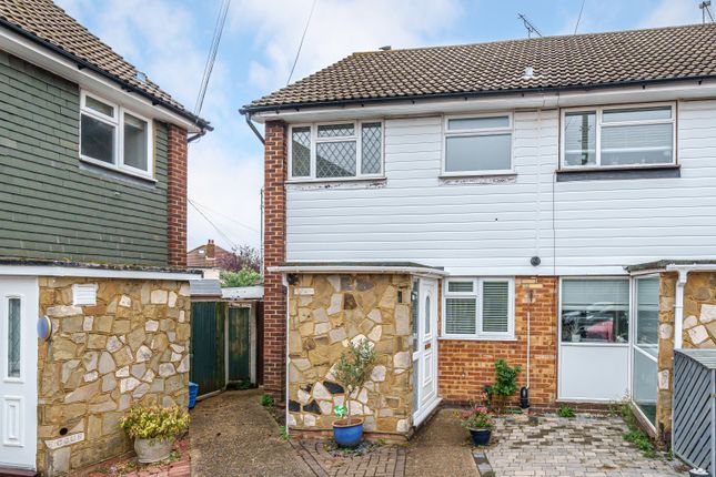 Thumbnail End terrace house for sale in Saville Crescent, Ashford