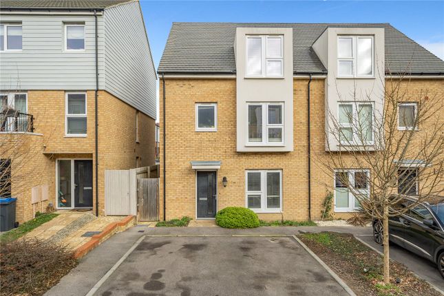 Thumbnail Semi-detached house for sale in Sopwith Way, Addlestone, Surrey