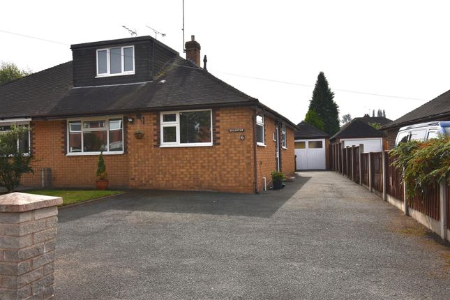 Thumbnail Semi-detached bungalow to rent in Poplar Drive, Alsager, Stoke-On-Trent