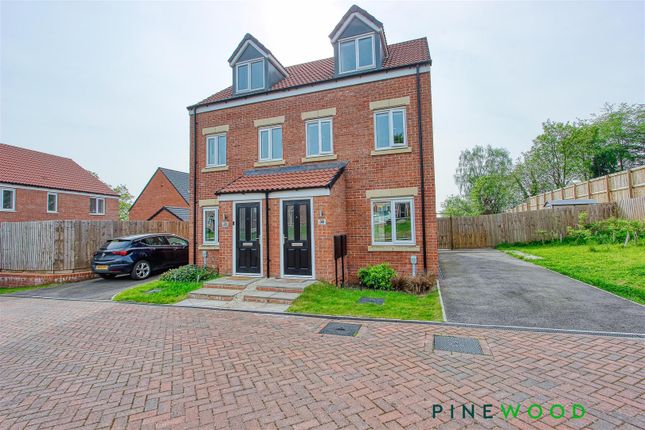 Semi-detached house to rent in Jasper Avenue, Hasland, Chesterfield, Derbyshire