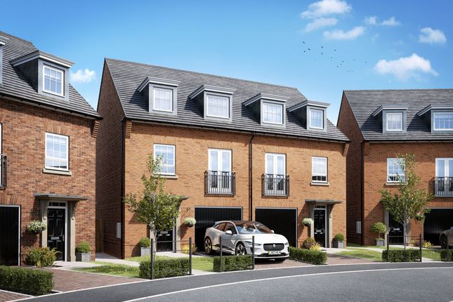 Thumbnail Semi-detached house for sale in "Goldcrest" at Buttercup Drive, Newcastle Upon Tyne