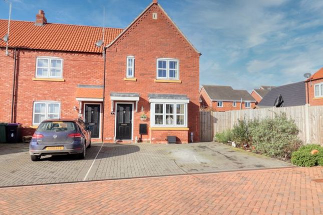 Thumbnail Terraced house for sale in Millfield Close, Gainsborough