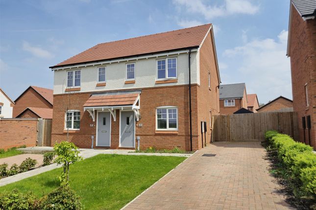Thumbnail Semi-detached house for sale in Perkins Close, Donington Le Health, Leicestershire