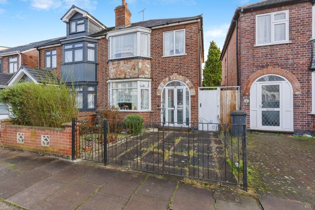Thumbnail Semi-detached house for sale in Kedleston Road, Evington, Leicester