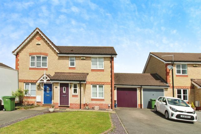 Thumbnail Semi-detached house for sale in Walwyn Place, St. Mellons, Cardiff