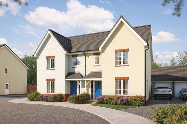 Thumbnail Semi-detached house for sale in "The Cypress" at Penhill View, Bickington, Barnstaple