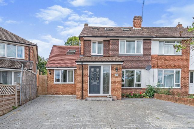 Thumbnail Semi-detached house for sale in Harcourt Drive, Earley, Reading