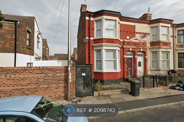 Thumbnail End terrace house to rent in Wadham Road, Bootle