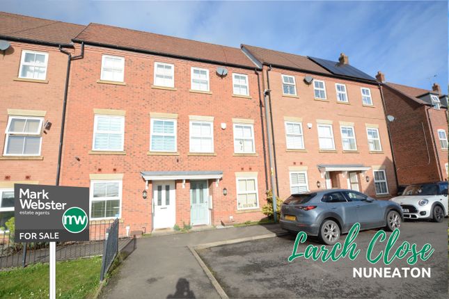 Thumbnail Town house for sale in Larch Close, Nuneaton