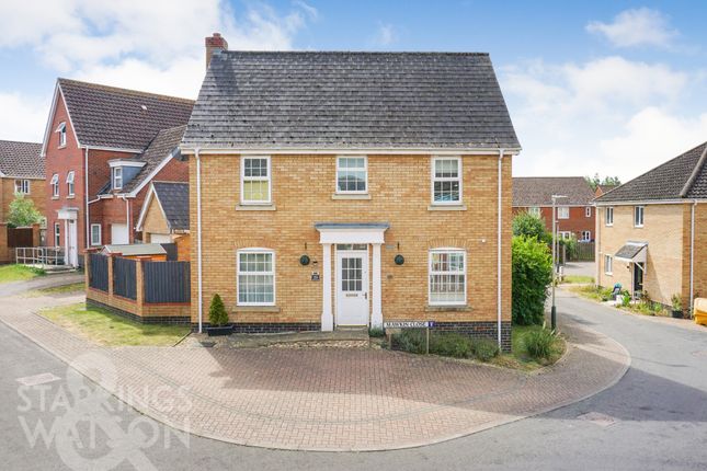 Thumbnail Detached house for sale in Mawkin Close, Three Score, Norwich