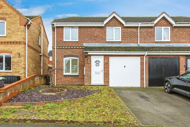 Thumbnail Semi-detached house for sale in Saddlers Way, Raunds, Wellingborough