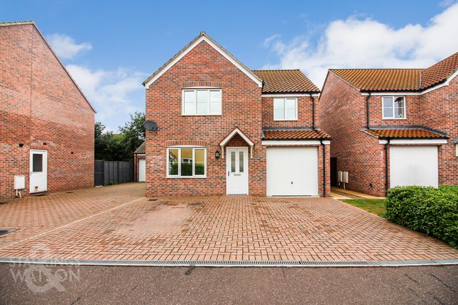 Thumbnail Detached house for sale in Memorial Way, Lingwood, Norwich