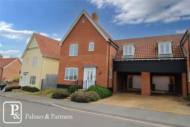 Link-detached house for sale in Beech Road, Saxmundham, Suffolk
