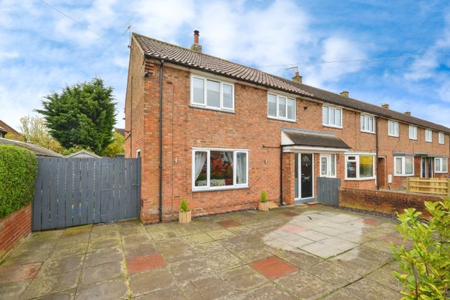 Thumbnail End terrace house for sale in Cherry Garth Road, Northallerton