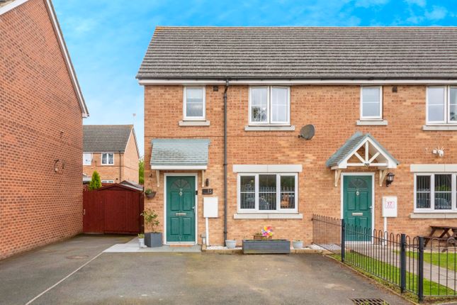 Thumbnail End terrace house for sale in Medway Avenue, Grantham