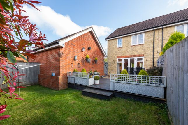 Thumbnail Semi-detached house for sale in Charlesby Drive, Watchfield, Oxfordshire