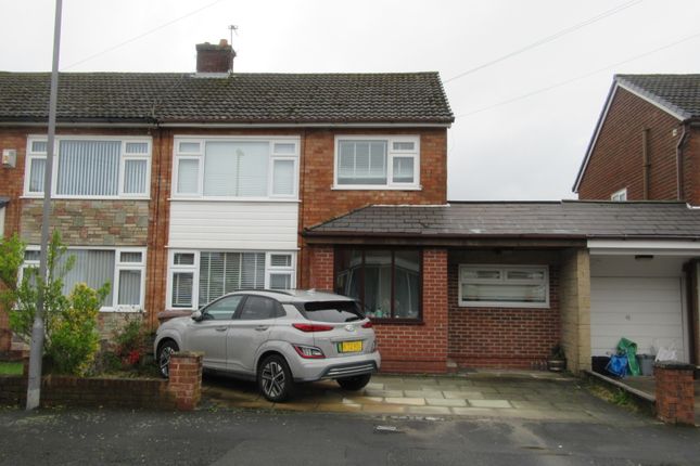 Thumbnail Semi-detached house to rent in Mossdale Drive, Rainhill, Prescot