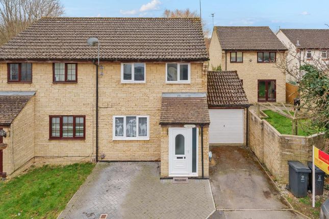Thumbnail Semi-detached house to rent in Shaw, West Swindon