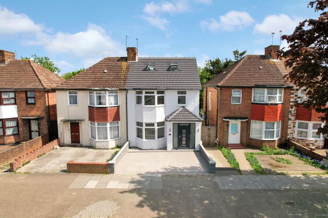 Thumbnail Semi-detached house for sale in Monks Park, Wembley, Greater London